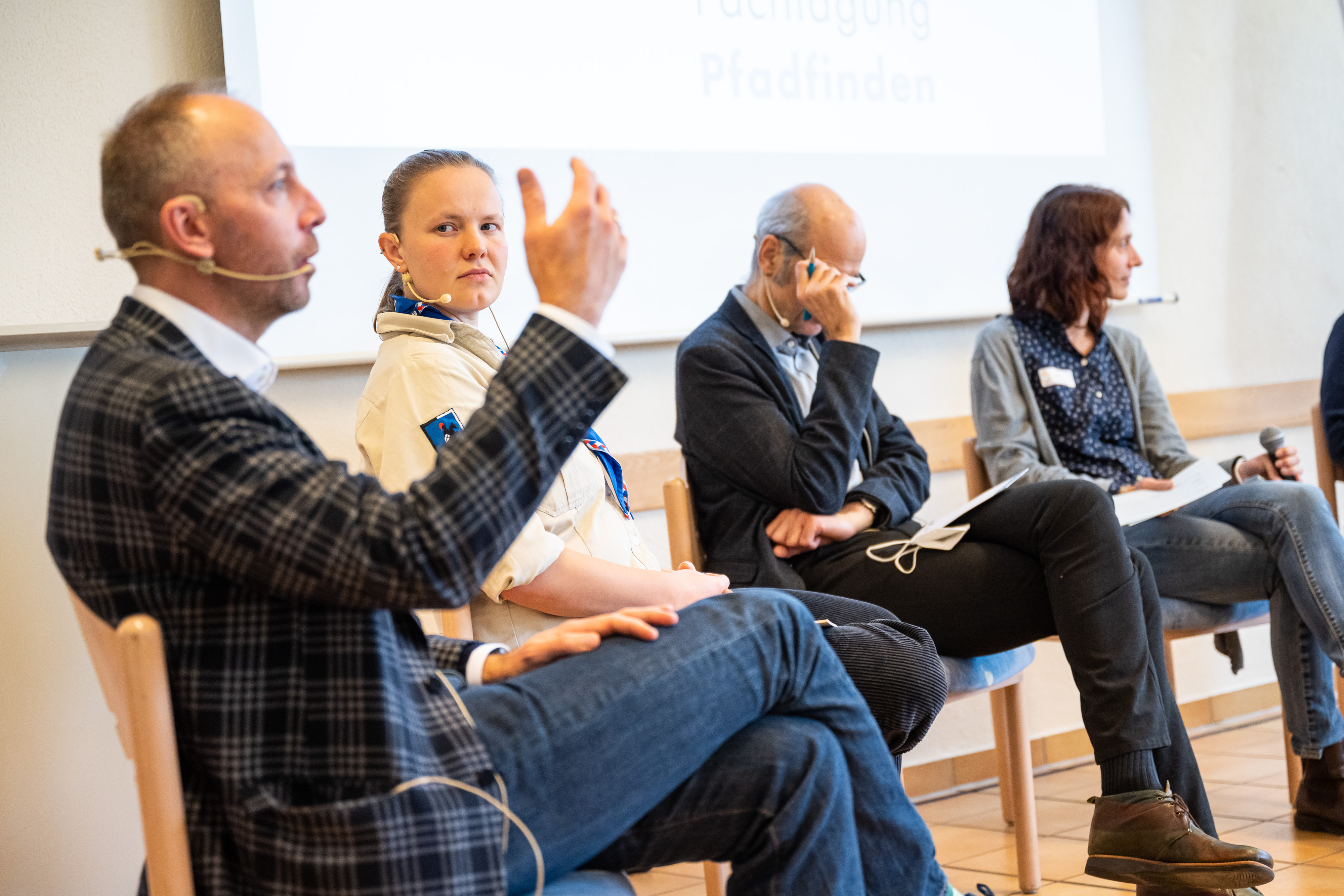 Diskussionsrunde Fachtagung Pfadfinden 2021